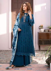 Mehru By Mahnur Embroidered Lawn Unstitched 3 Piece Suit - MHN24ML 2A